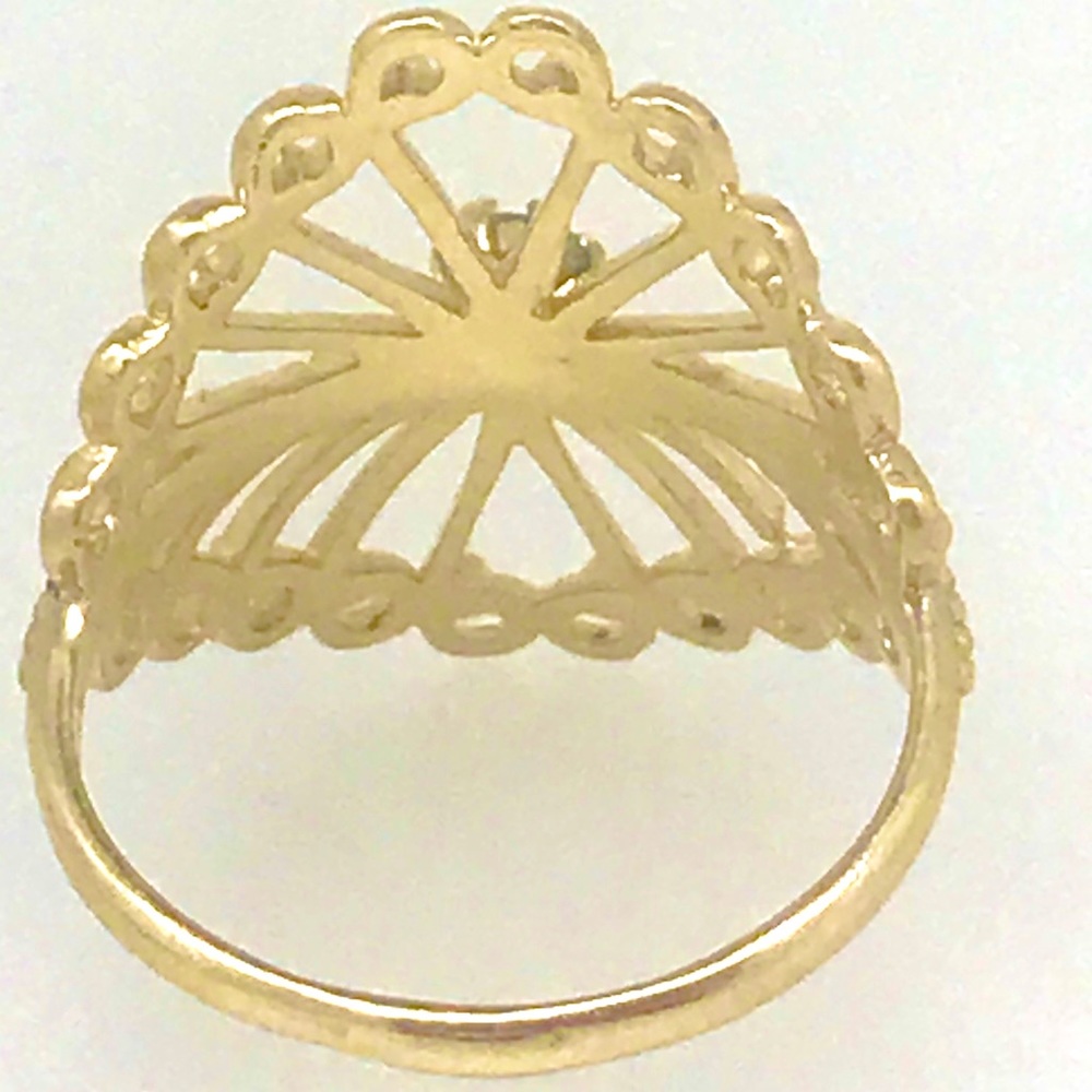 NWT .10 ctw diamond in 14 kt YG handmade by me - Picture 8 of 8